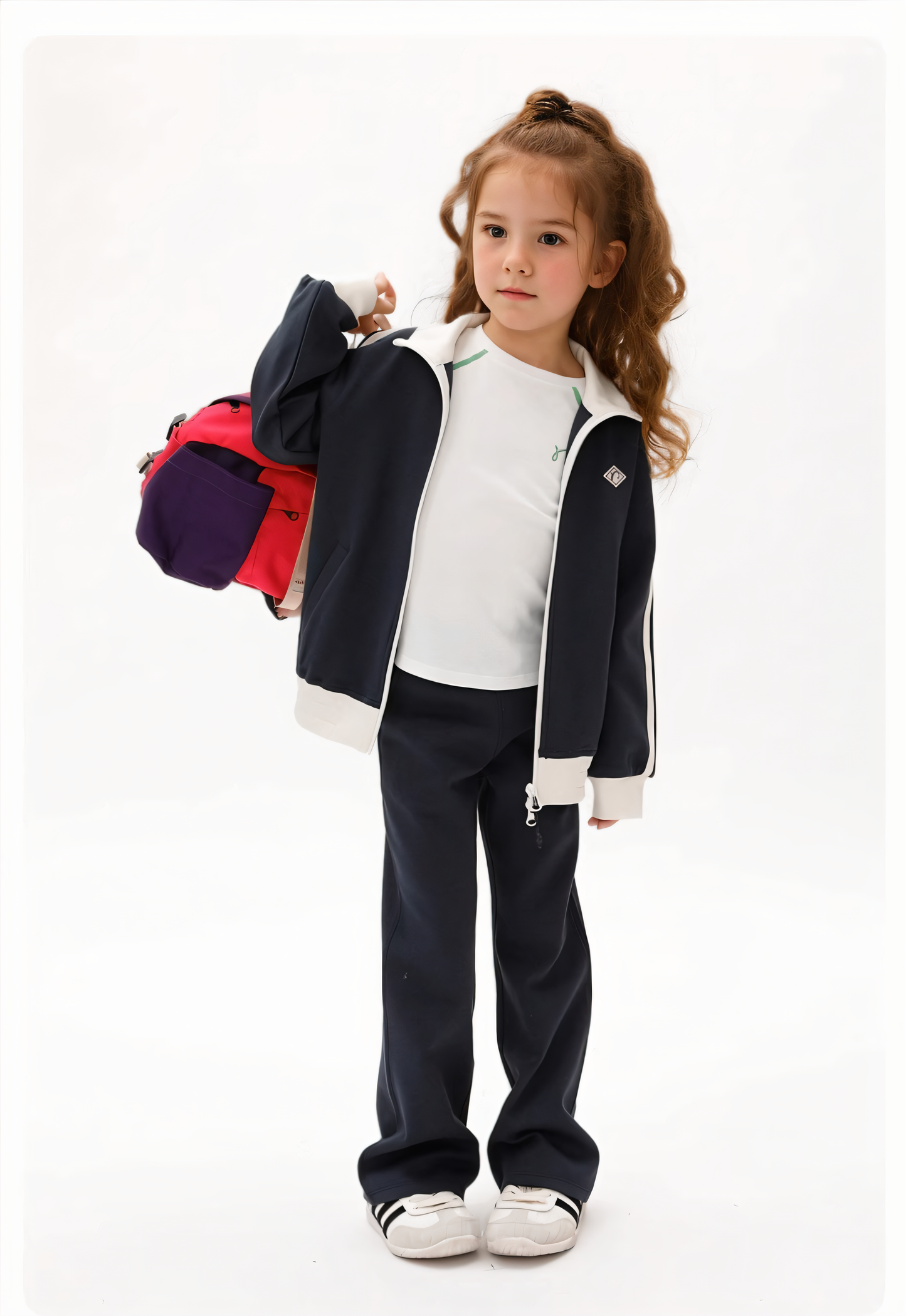 Girls Jelly Cotton Yoga Pants Soft and Stretchy Flared Sports Casual Pants Spring