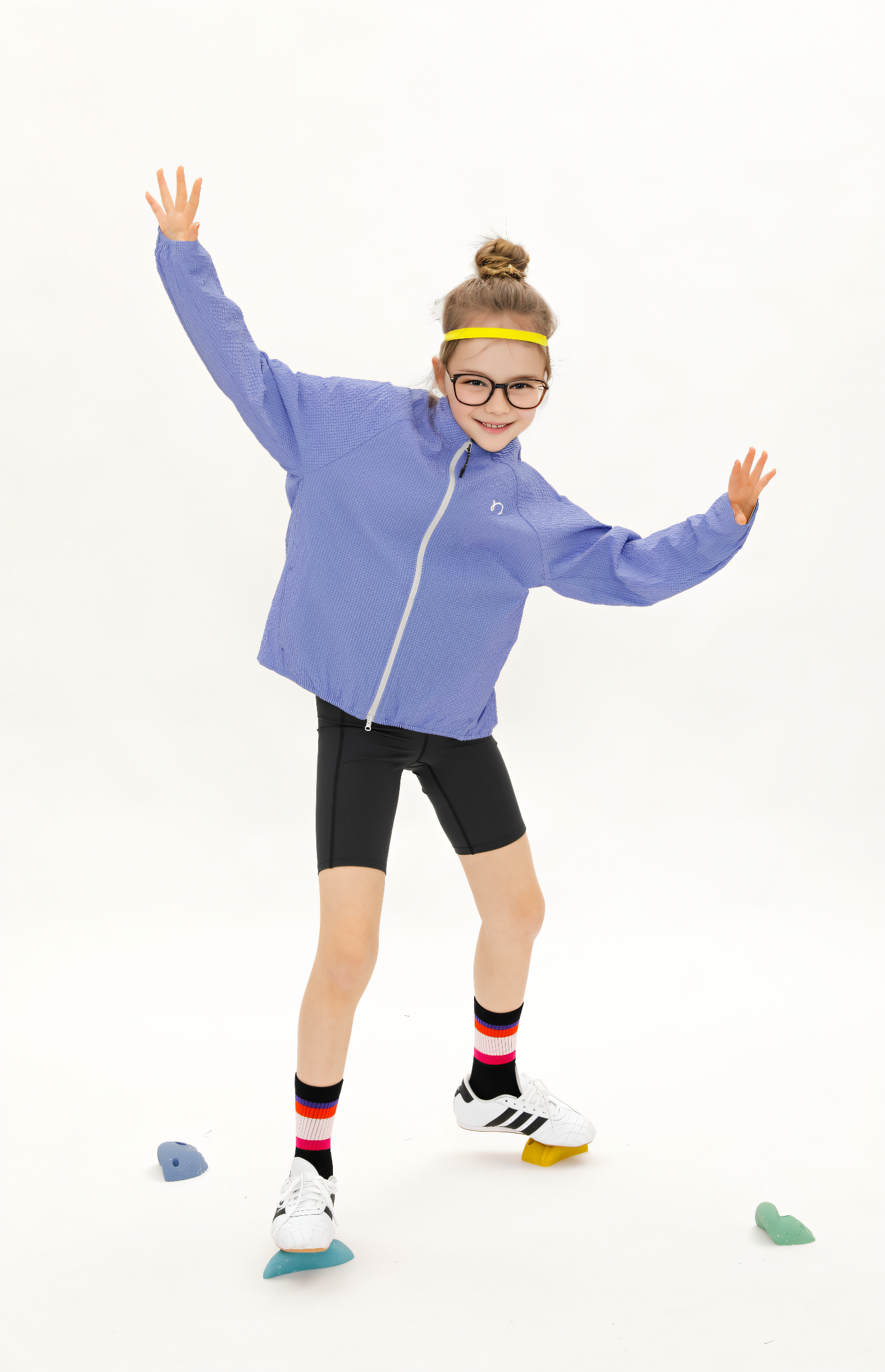 Girls Cycling Short Leggings Knee Length Workout Tights